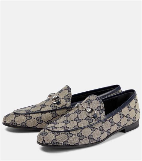 gucci jordaan canvas|Gucci New Jordaan GG Supreme Canvas Loafer (Women).